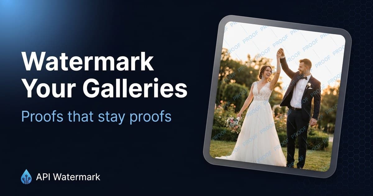 Watermarking for photographers — API Watermark