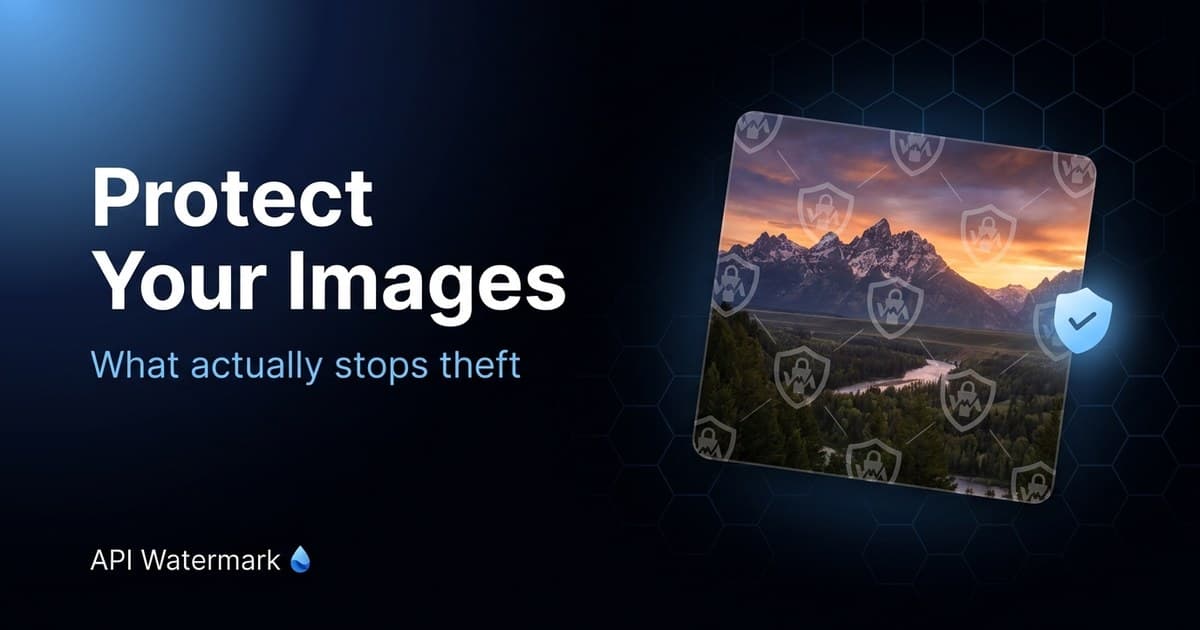 How to protect your images from being stolen